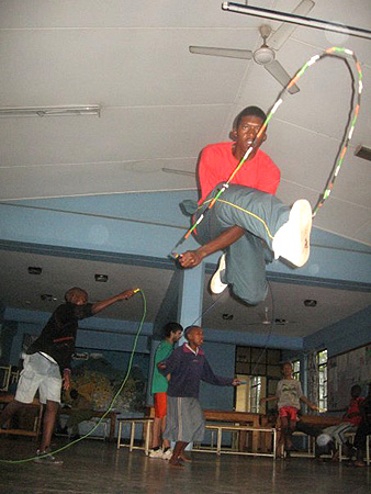 Keo Zee Leps jump rope in Africa Tanzania Moshi Tuna Haki Amani Mike Fry Michael Fry One World One Rope