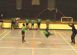 jumpers from Tanzania and Kenya First East Africa Jump Rope Competition and Workshop